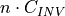 n \cdot C_{INV}